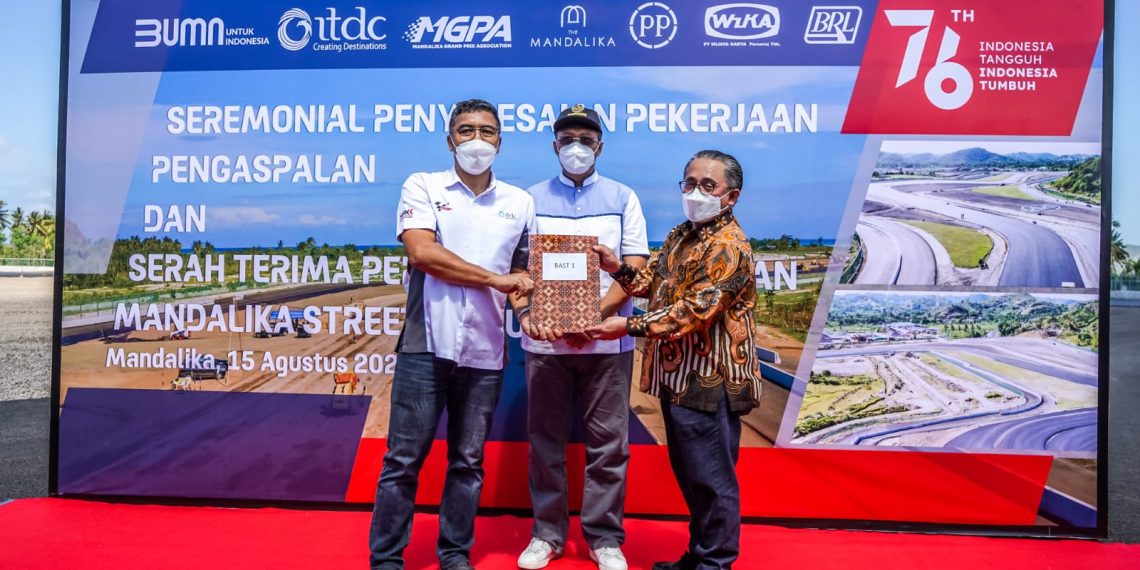 ITDC Selesaikan Pengaspalan Main Track Mandalika International Street Circuit Sepanjang 4,31 KM