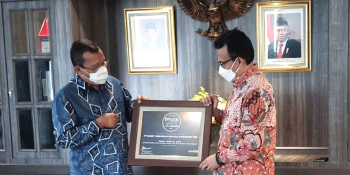 BTN Raih Penghargaan Sebagai Bank Terbaik 2021