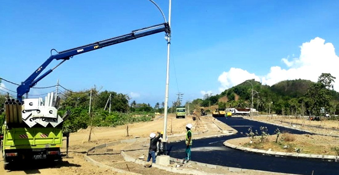 ITDC Bangun 2 Akses Jalan Menuju Kuta Beach Park, The Mandalika