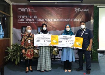 ASABRI Serahkan Santunan untuk Ahli Waris 4 Prajurit yang Gugur Akibat Serangan KKB di Papua Barat