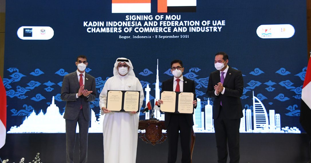 Kadin Indonesia-UEA Tekan Nota Kerja Sama Tingkatkan Kemitraan Ekonomi dan Investasi