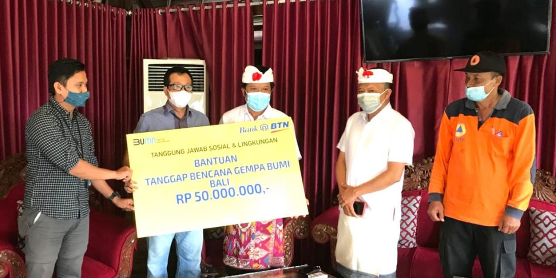 BTN Peduli Bencana Gempa Bumi Bali