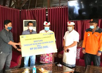 BTN Peduli Bencana Gempa Bumi Bali