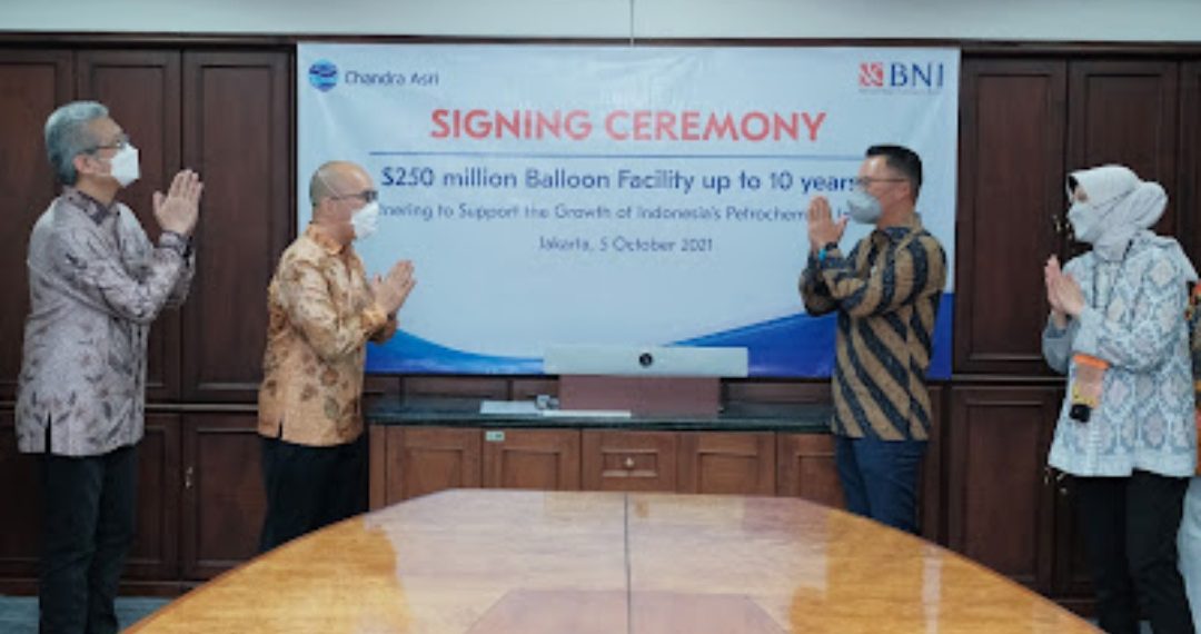 Chandra Asri Raih Fasilitas Balloon Payment USD 250 Juta dari BNI dengan Tenor Hingga 10 tahun Untuk Ekspansi dan Pertumbuhan Bisnis