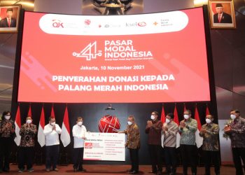 Pasar Modal Indonesia Berikan 13.000 Kantong Darah dan Rp10 Miliar  untuk PMI di Hari Pahlawan 10 November 2021
