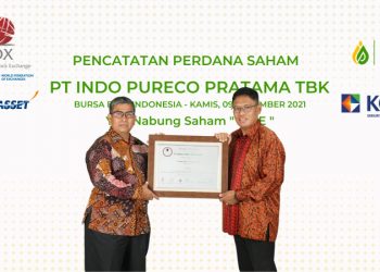 Sah, PT Indo Pureco Pratama Tbk Resmi Melantai di Bursa Efek Indonesia