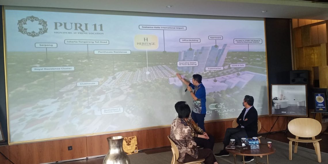 Tahap I Terjual 75 Persen, Goldland Group Tawarkan Hunian Premium Heritage Residence di Puri 11