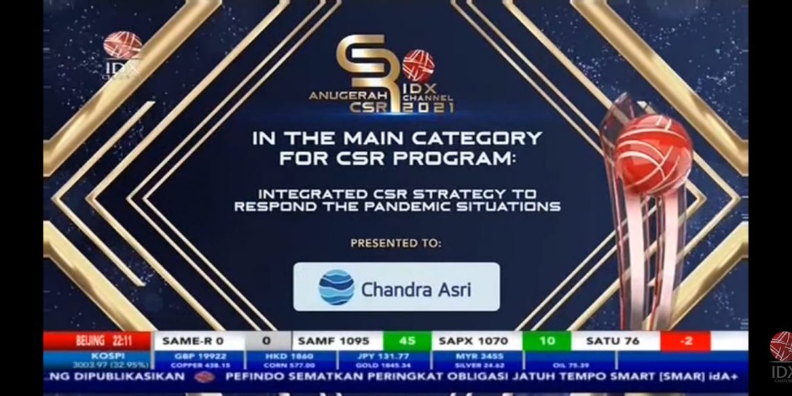 Kontribusi Chandra Asri kepada Lingkungan dan Masyarakat Raih 2 Penghargaan Sekaligus