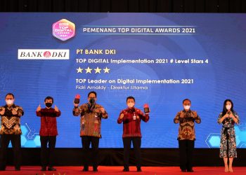 Bank DKI Raih Top Digital Awards 2021
