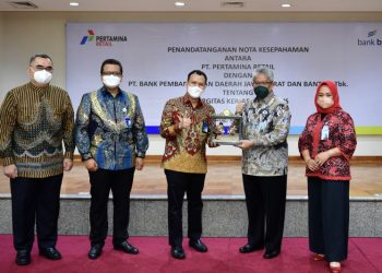 Perkuat Bisnis, Bank BJB Kolaborasi dengan Pertamina Retail   kembangkan Pertashop