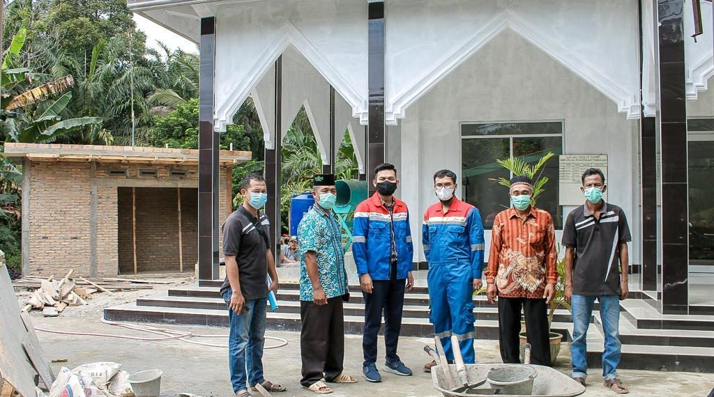 Awali tahun 2022, Pertagas Tingkatkan Sarana Ibadah di Nagori Timbaan Simalungun