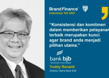 Mantap, bank bjb Raih Penghargaan Top 100 Most Valuable Brands