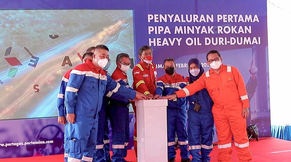 Subholding Gas Pertamina Sukses Uji Coba Penyaluran Minyak Pertama Proyek Pipa Rokan