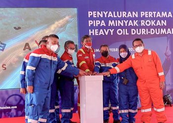 Subholding Gas Pertamina Sukses Uji Coba Penyaluran Minyak Pertama Proyek Pipa Rokan