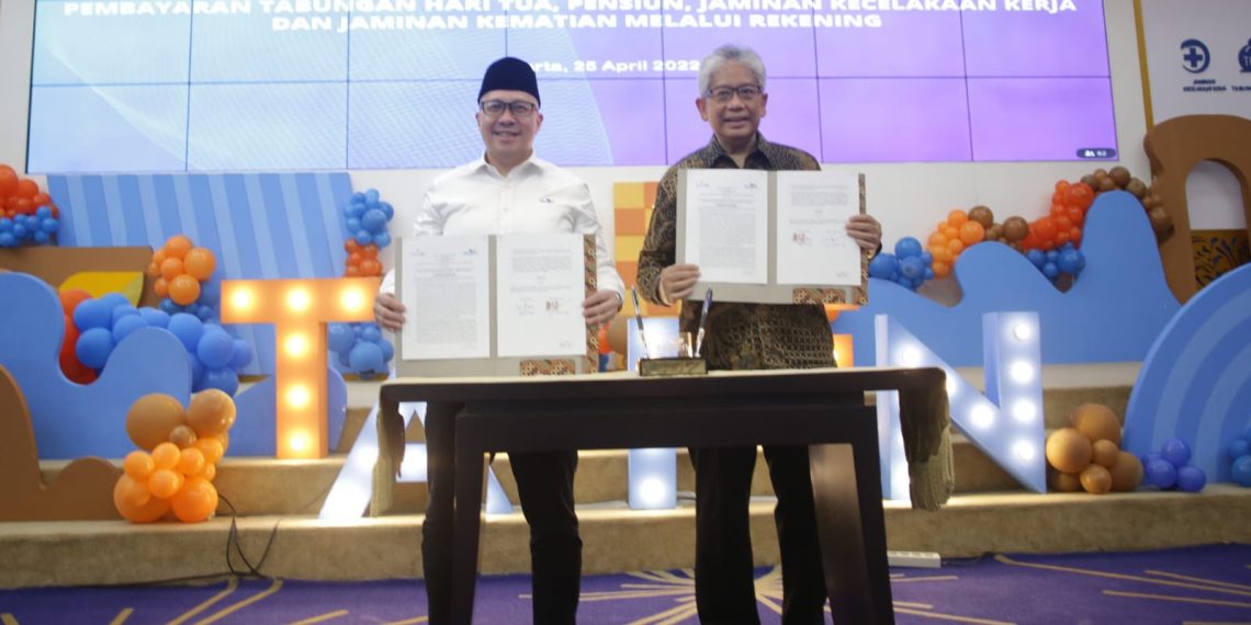 bank bjb Kolaborasi dengan Taspen Kelola JHT, Jaminan Kecelakaan Kerja dan Jaminan Kematian