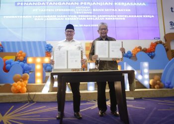 bank bjb Kolaborasi dengan Taspen Kelola JHT, Jaminan Kecelakaan Kerja dan Jaminan Kematian