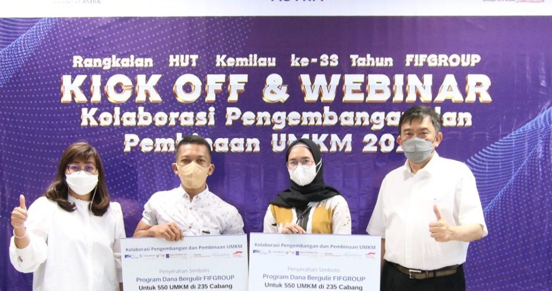 FIFGROUP Salurkan Pembiayaan Ke 550 UMKM, Dan Pembinaan Bersama Astra dan Yayasan Astra