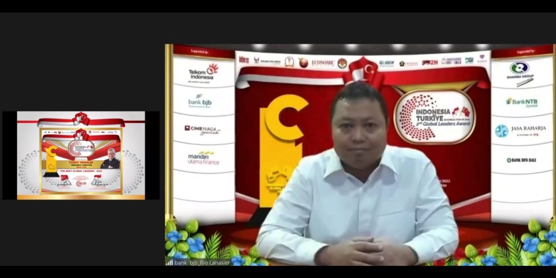 Kinerja Gemilang, bank bjb Raih Penghargaan Internasional Indonesia-Turkiye Global Leaders Business Forum & Award II 2022