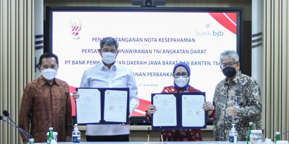 Bank bjb kolaborasi dengan Persatuan Purwawirawan TNI – AD (PPAD), Mudahkan Nasabah Transaksi Perbankan