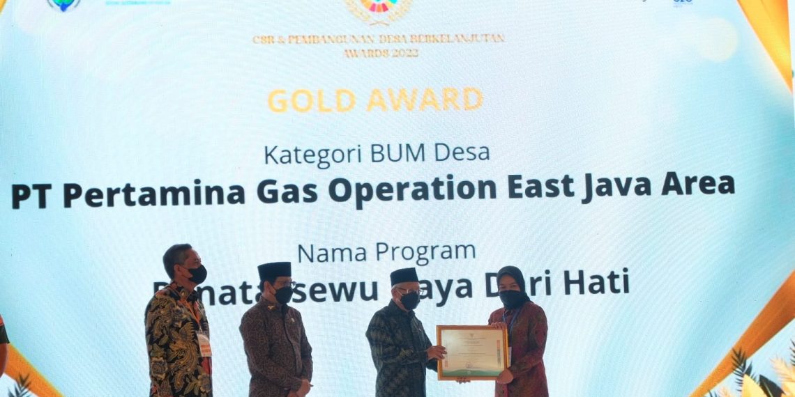 Pertagas Grup Boyong 6 Penghargaan di Ajang CSR dan Pembangunan Desa Berkelanjutan Awards 2022