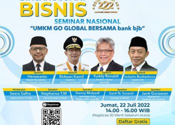 Yuk Ikuti Bincang Jumat Bisnis Spesial Episode,  bank bjb Hadirkan Ahli Bisnis Ekspor Agar UMKM Go Global