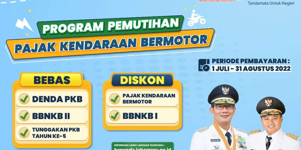 Mudahnya Ikut Program Pemutihan Pajak Kendaraan, Bayar Cashless Tak Perlu Antre