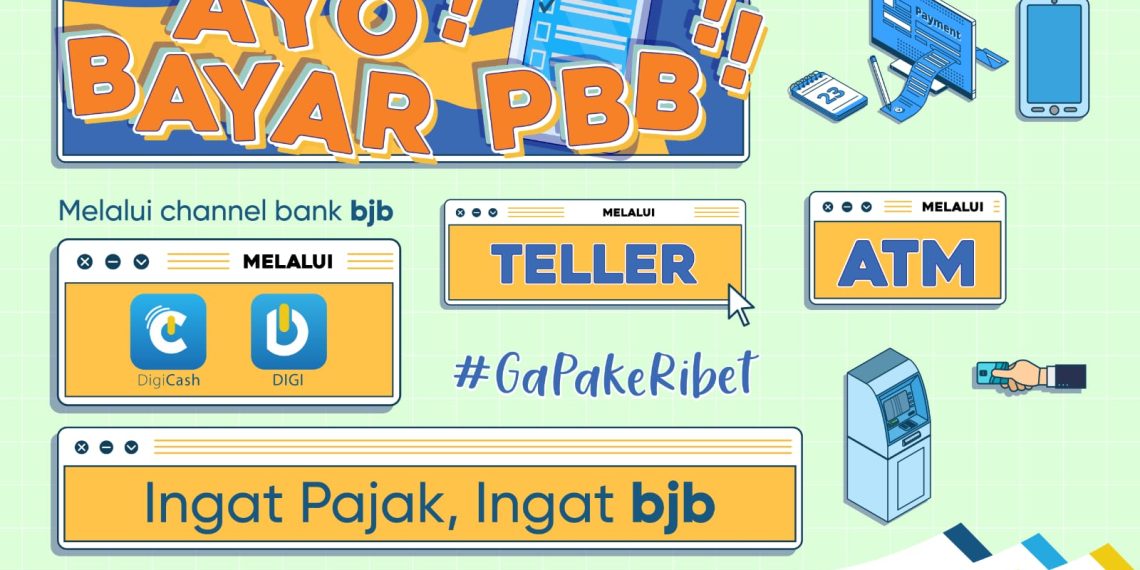 Ternyata Bayar PBB Sangat Mudah, Cukup Lewat Handphone dan Tak Perlu Antre