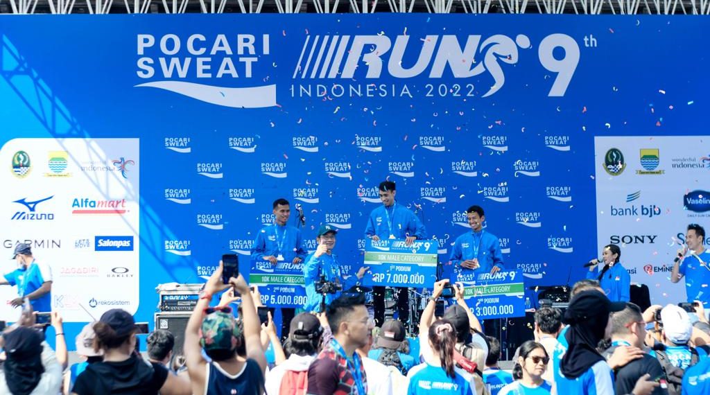 Dorong Gaya Hidup Sehat, bank bjb Dukung Pocari Sweat Run Indonesia 2022