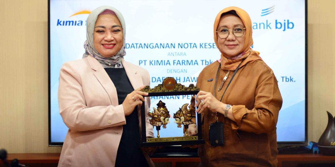 bank bjb dan Kimia Farma Tandatangani Mou Kerjasama Jasa Layanan Perbankan