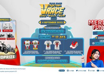 Ayo Ikutan DigiCash VRACE Bike, Walk & Run Final Series, Raih Gaya Hidup Sehat dan Hadiahnya