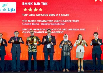bank bjb Raih Top GRC Award 2022
