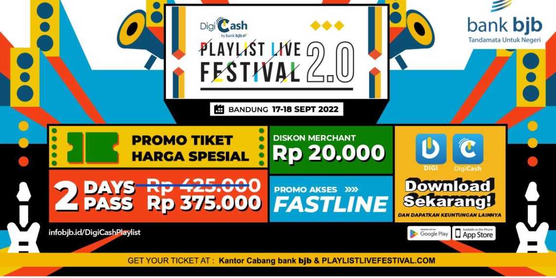 Nonton Konser Musik Digicash PlayList Live Festival 2.0 Semakin Seru, Banyak Promo Pakai DIGI dan DigiCash