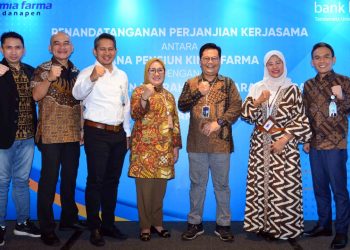 bank bjb Tandatangai PKS Pembayaran Manfaat Pensiun dengan Dapen Kimia Farma