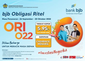 bjb Obligasi Ritel ORI 022, Kupon Menarik dengan Penawaran Mulai Rp1 juta hingga 5 Miliar