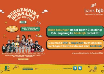 Buka Tabungan di bank bjb, Dapat Tiket Bergembira Bersama Music Festival 2022