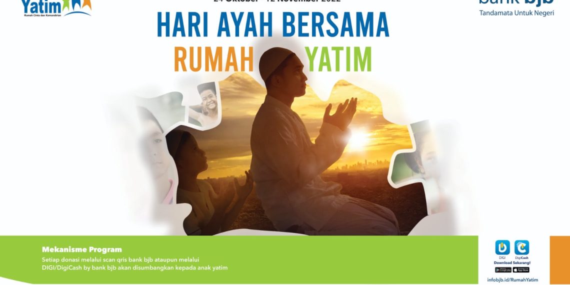 Kolaborasi Bersama Rumah Yatim, bank bjb Peringati Hari Ayah Nasional 2022