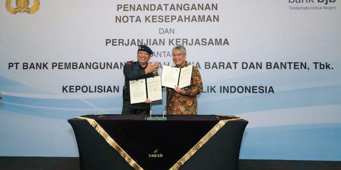 Perluas Sinergi, bank bjb Tandatangani Perjanjian Kerjasama dan Nota Kesepahaman dengan Polri