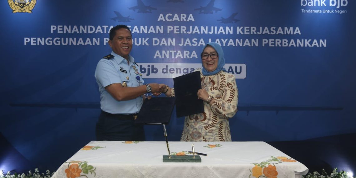 bank bjb Beri Kemudahan Layanan Perbankan Untuk TNI Angkatan Udara
