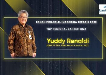 Dirut bank bjb Sabet Penghargaan Top Regional Banker 2022