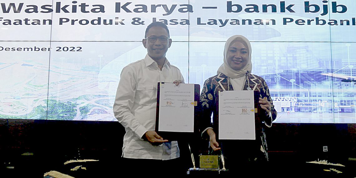 Perkuat Sinergi BUMN, bank bjb Teken MoU Layanan Perbankan dengan Waskita Karya