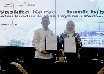 Perkuat Sinergi BUMN, bank bjb Teken MoU Layanan Perbankan dengan Waskita Karya