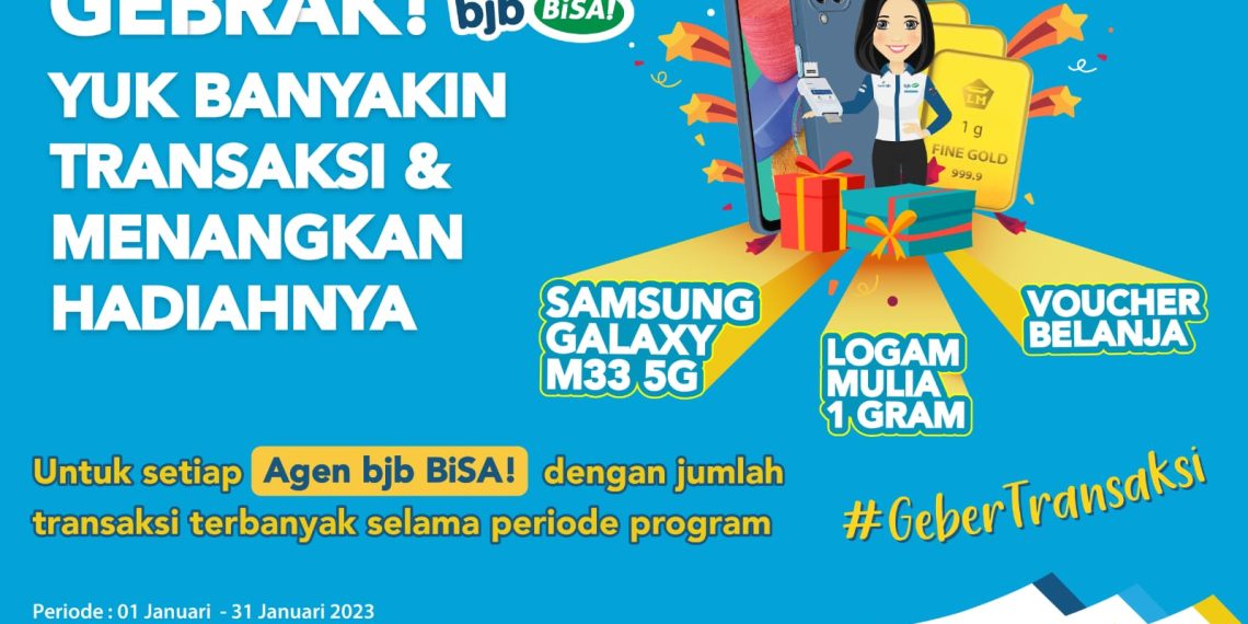 Apresiasi Agen Laku Pandai, bank bjb Bagi-bagi Hadiah untuk Ratusan Agen bjb BiSA