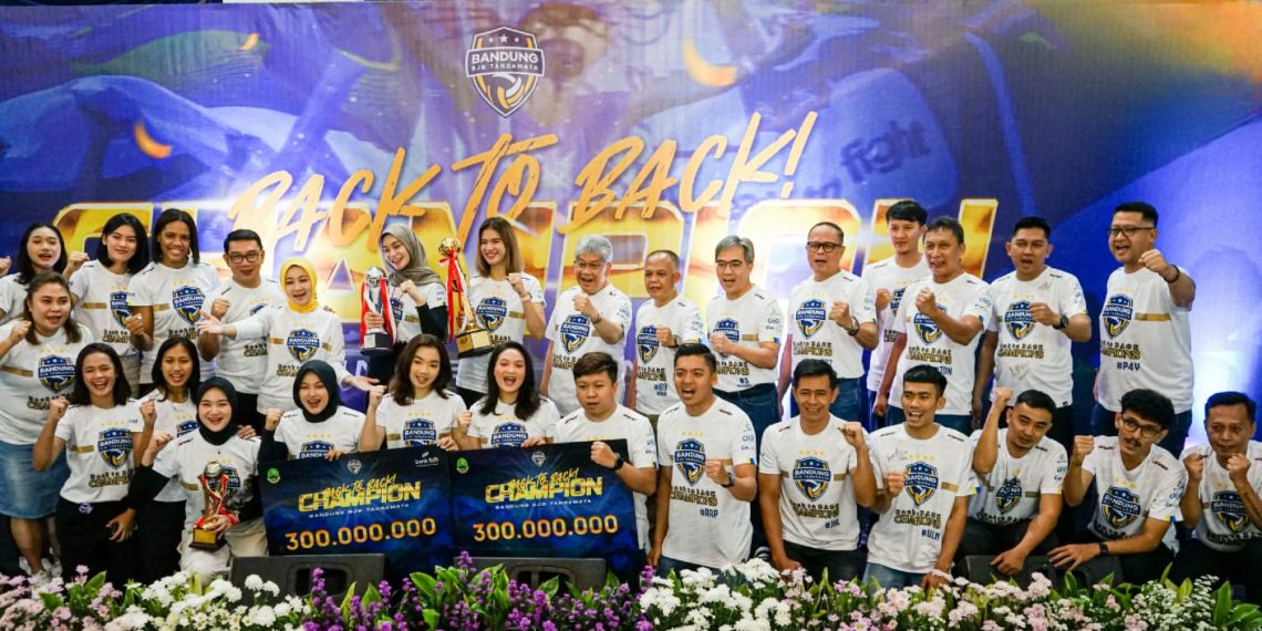 Juara Proliga 2023, Tim Bandung bjb Tandamata Terima Apresiasi