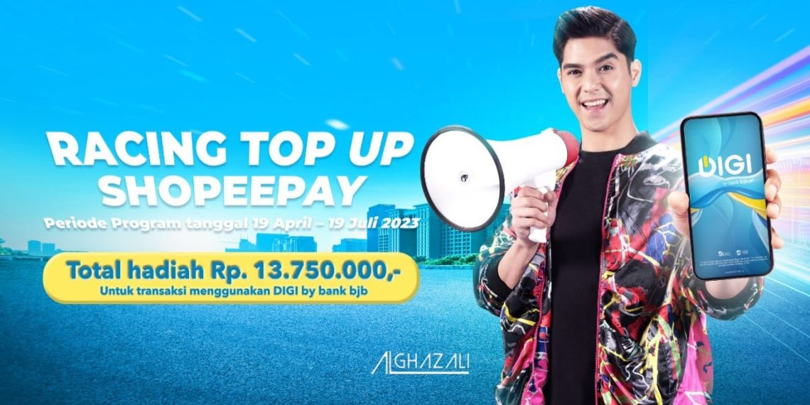 Top Up ShopeePay Pakai DIGI by bank bjb, Dapatkan Hadiah Jutaan Rupiah!