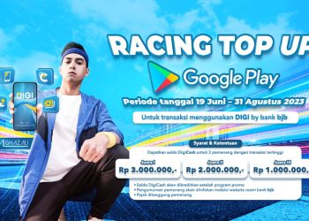 Top Up Google Play melalui DIGI by bank bjb, Praktis dan Bisa Bawa Pulang Rewards Jutaan Rupiah