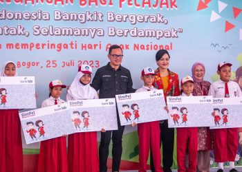 Peringati Hari Anak Nasional, OJK dan bank bjb Gelar Kampanye Ayo Menabung di Bogor