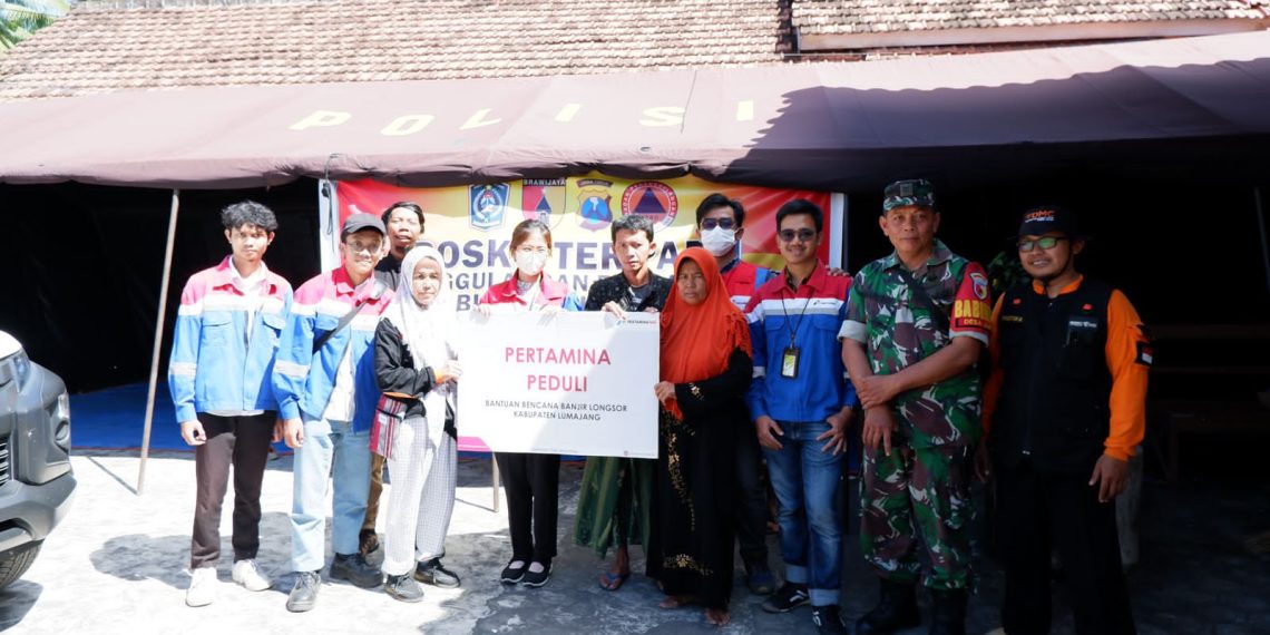 Peduli Korban Banjir, Pertagas Cepat Tanggap Salurkan Bantuan