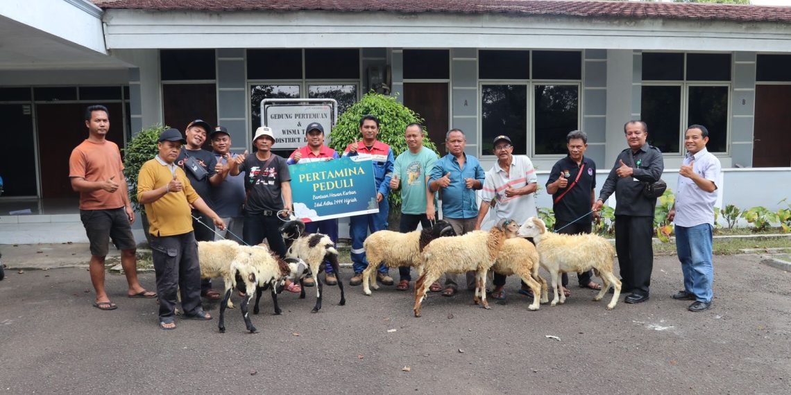 Pertagas Tebar Hewan Kurban  di Delapan Area Operasi