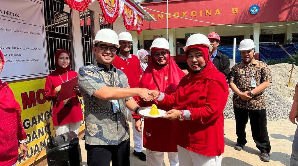 bank bjb Bangun 6 Ruang Kelas Baru di SDN Pondok Cina