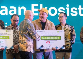 bank bjb Turut Berpartisipasi Dalam Peringatan Hari UMKM Nasional Melalui Penyerahan Kredit Usaha Rakyat (KUR) dan Beragam Promo pada Nasional Expo 2023